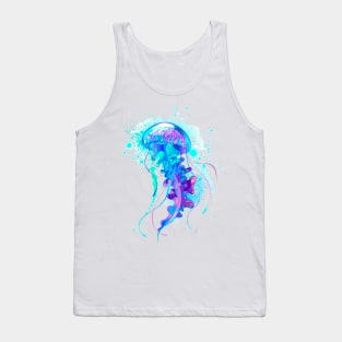 Big Blue Jellyfish Tank Top